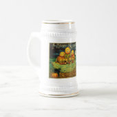 Young Witch's Brew: Pompoen Mannen op Magick Altar Bierpul (Voorkant links)