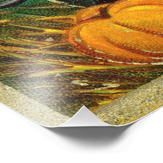 Young Witch's Brew: Pompoen Mannen op Magick Altar Foto Afdruk (Hoek)