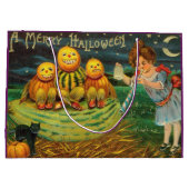 Young Witch's Brew: Pompoen Mannen op Magick Altar Groot Cadeauzakje (Achterkant)