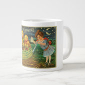 Young Witch's Brew: Pompoen Mannen op Magick Altar Grote Koffiekop (Voorkant rechts)