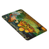 Young Witch's Brew: Pompoen Mannen op Magick Altar Magneet (Rechterzijde)