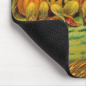 Young Witch's Brew: Pompoen Mannen op Magick Altar Muismat (Hoek)