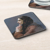 Young Woman at Prayer, 1879 (olie op doek) Onderzetter (Linkerzijde)