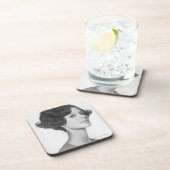 Young Woman Bier Onderzetter (Rechterzijde)