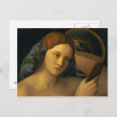 Young Woman bij haar Toilet Briefkaart (Voorkant / Achterkant)