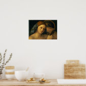 Young Woman bij haar Toilet Poster (Keuken)