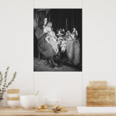 Young Woman, Cat & Dolls, jaren '20 Poster (Keuken)