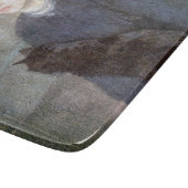 Young Woman Holding Black Cat (door Gwen John) Snijplank (Hoek)