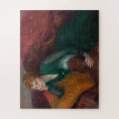 Young Woman in Green, William James Glackens Legpuzzel (Verticaal)