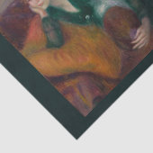 Young Woman in Green, William James Glackens Tissuepapier (Detail)