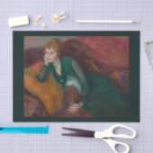 Young Woman in Green, William James Glackens Tissuepapier (Craft)