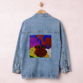 Young Woman in the Flower Mist Denim Jacket (Hangar)