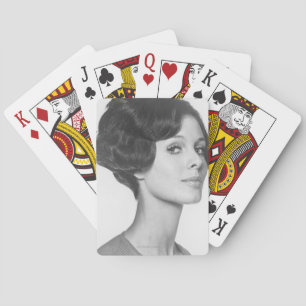 Young Woman Pokerkaarten