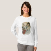 Young Woman Powdering haar Face, 1877 T-shirt (Voorkant volledig)