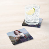 Young Woman Shepherdess, Bouguereau Kartonnen Onderzetters (Insitu)