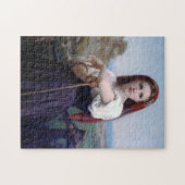 Young Woman Shepherdess, Bouguereau Legpuzzel (Horizontaal)