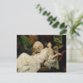 Young Woman Smoking, 1894 Briefkaart (Staand voorkant)