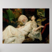 Young Woman Smoking, 1894 Poster (Voorkant)