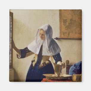 Young Woman with a Water Jug, c.1662 Magneet