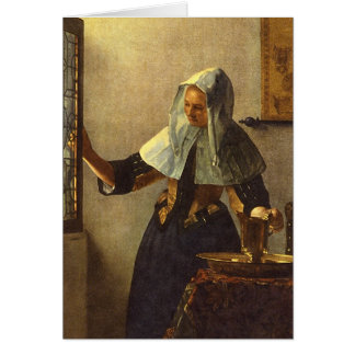 Young Woman with Water Pitcher - Johannes Vermeer
