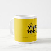 Young World Collective Logo Koffiemok (Voorkant links)
