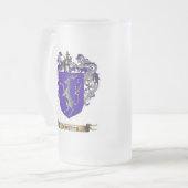 Youngberg-wapenschild Matglas Bierpul (Voorkant links)
