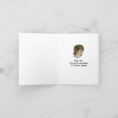 Younger and Older Self as Drivers Greeting Card Kaart (Binnen)