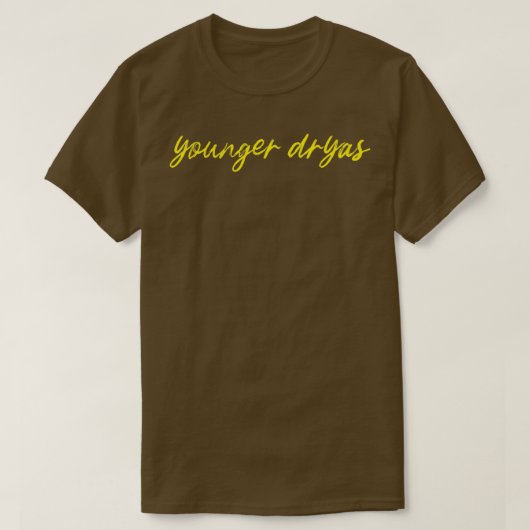 Younger Dryas T-shirt (Design voorkant)