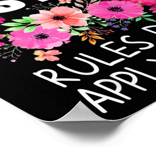 Youngest Sister Shirt Rules Don't Apply To Me Matc Poster (Hoek)