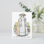 Youngest & Tallest, Jane Austen Pride & Prejudice Briefkaart (Staand voorkant)