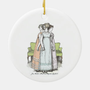 Youngest & Tallest - Jane Austen Pride & Prejudice Keramisch Ornament