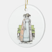 Youngest & Tallest - Jane Austen Pride & Prejudice Keramisch Ornament (Links)
