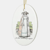 Youngest & Tallest, Jane Austen Pride & Prejudice Keramisch Ornament (Links)