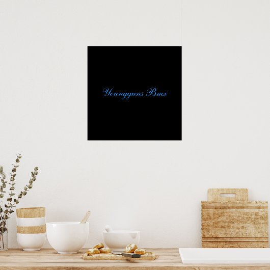 Younggun Bmx Poster (Keuken)