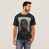 Younghug Mugshot friend gift friend funny T-shirt (Voorkant volledig)