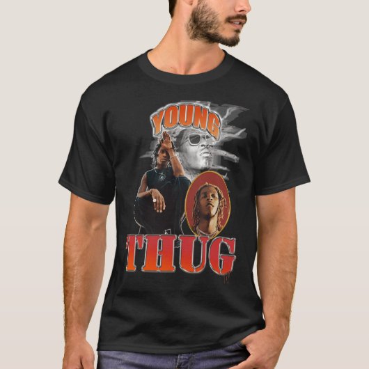 Younghug retro family retro vintage t-shirt (Voorkant)