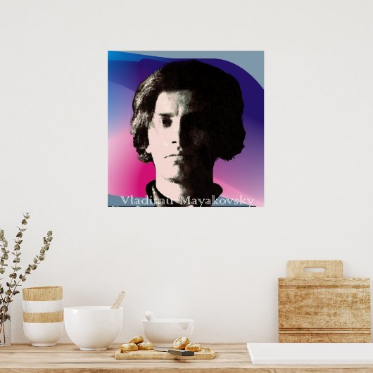 Youngman Mayakovsky Poster (Keuken)