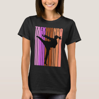 Youngmemeisjes Retro Karate Birthday Red White Bl T-shirt