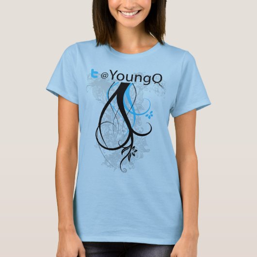YoungQ Dames Baby Doll (uitgerust) T-shirt (Voorkant)
