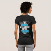 YoungQ Dames Sheer V-Neck (gemonteerd) T-shirt (Achterkant volledig)