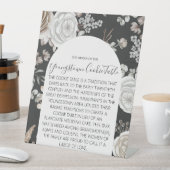 YOUNGSTOWN COOKIE TAFEL TROUWTEKEN RECLAMEBORD MET VOETSTUK (Insitu)