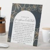 YOUNGSTOWN COOKIE TAFEL TROUWTEKEN RECLAMEBORD MET VOETSTUK (Insitu)