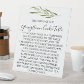 YOUNGSTOWN COOKIE TAFEL TROUWTEKEN RECLAMEBORD MET VOETSTUK (Insitu)