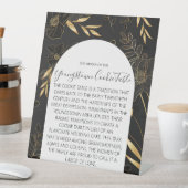 YOUNGSTOWN COOKIE TAFEL TROUWTEKEN RECLAMEBORD MET VOETSTUK (Insitu)