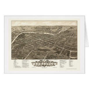 Youngstown, OH Panoramic Map - 1882
