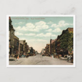 Youngstown OH, West Federal Street, 1910 Briefkaart (Voorkant)