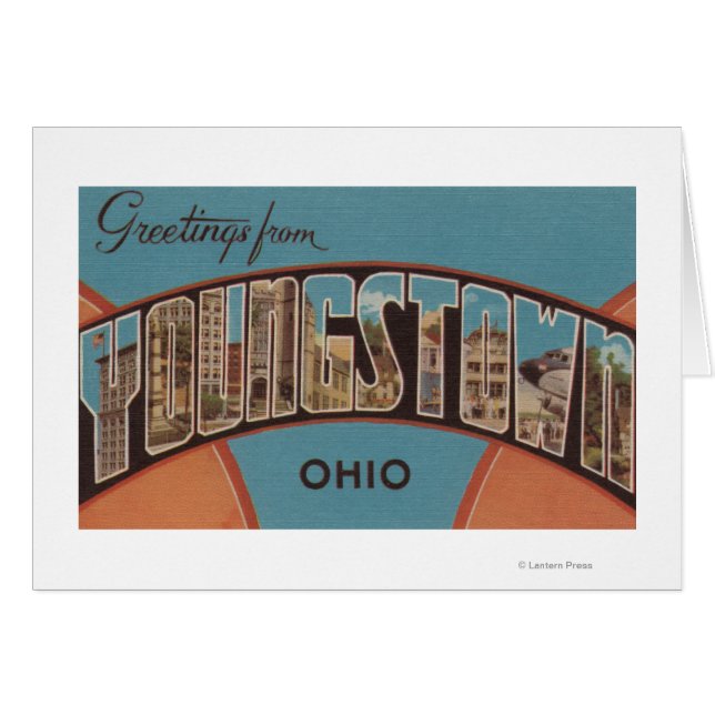Youngstown, Ohio - Grote letterscènes (Voorkant Horizontaal)