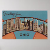 Youngstown, Ohio - Large Letter Scenes 2 Poster (Voorkant)