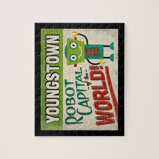 Youngstown Ohio Robot - Funny Legpuzzel (Verticaal)