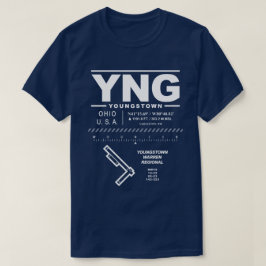 Youngstown Warren Regional Airport YNG T-shirt